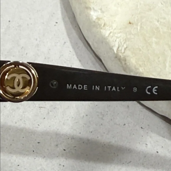 CHANEL Italy Vintage Tortoise Shell light Honey color Sunglasses 🕶️ & hard Case - Picture 16 of 16